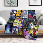 90's Rave Flyers Quick-dry Throw Blanket