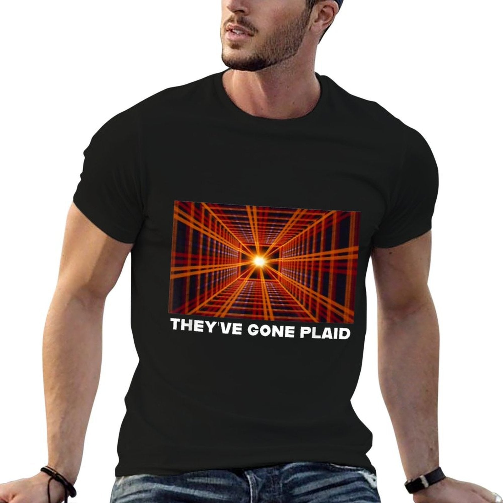 Theyve Gone Plaid Space Ball Funny 80s Mens And Womens  Trendy Pattern T-Shirt