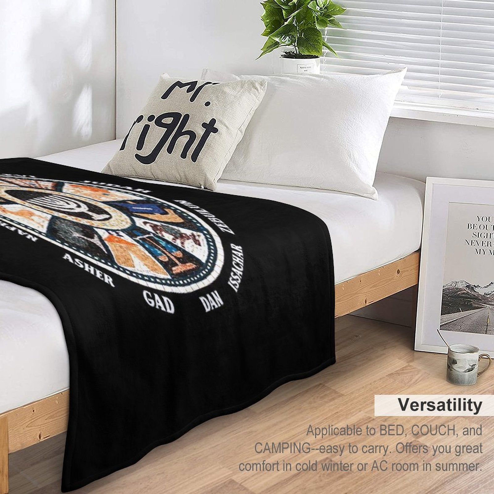 12 Twelve Tribes of Israel Hebrew Israelite Judah Jerusalem Quick-dry Throw Blanket