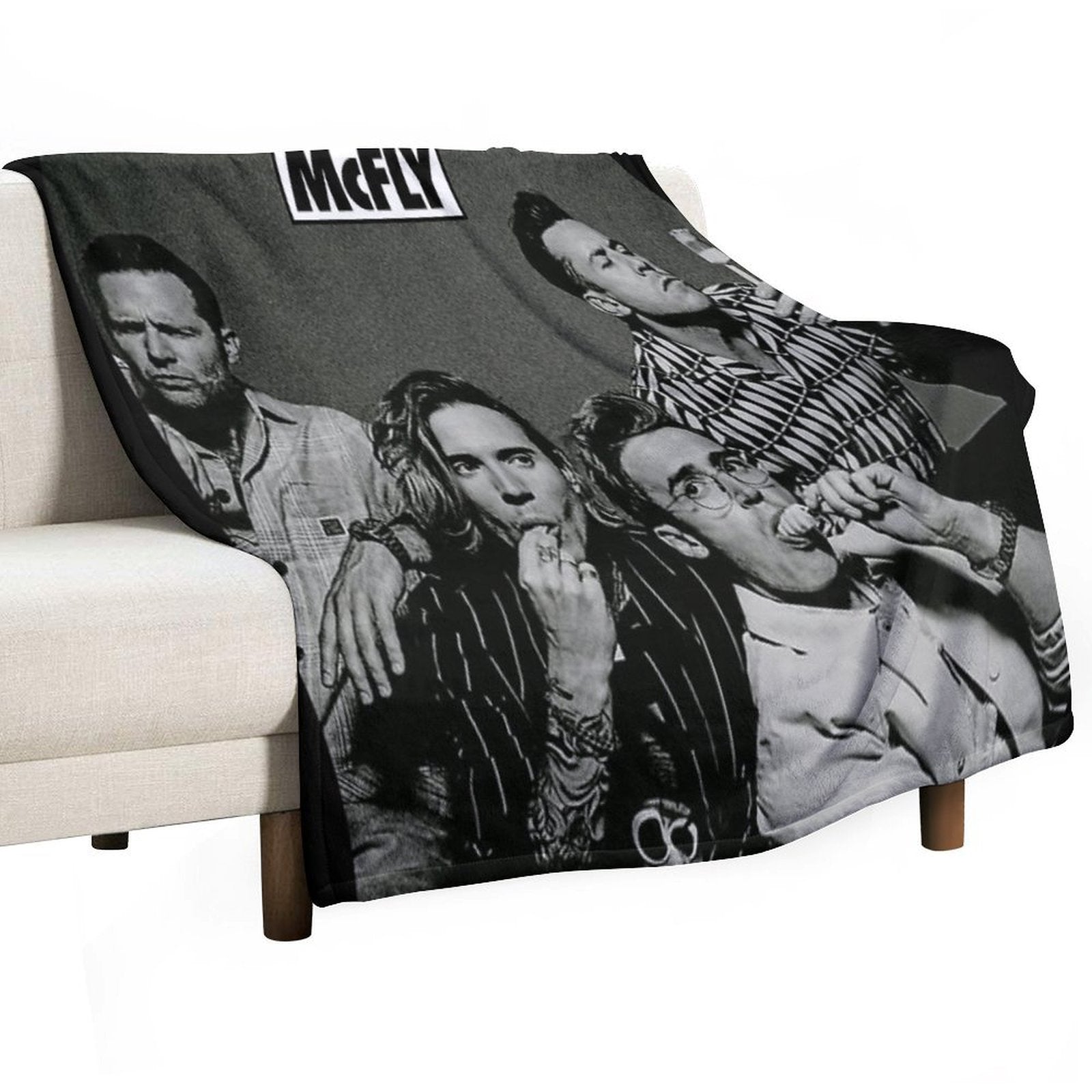 McFly Poster Easy Care Throw Blanket