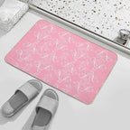 Floral & Mush Pattern 2  High-Traffic Bath Mat