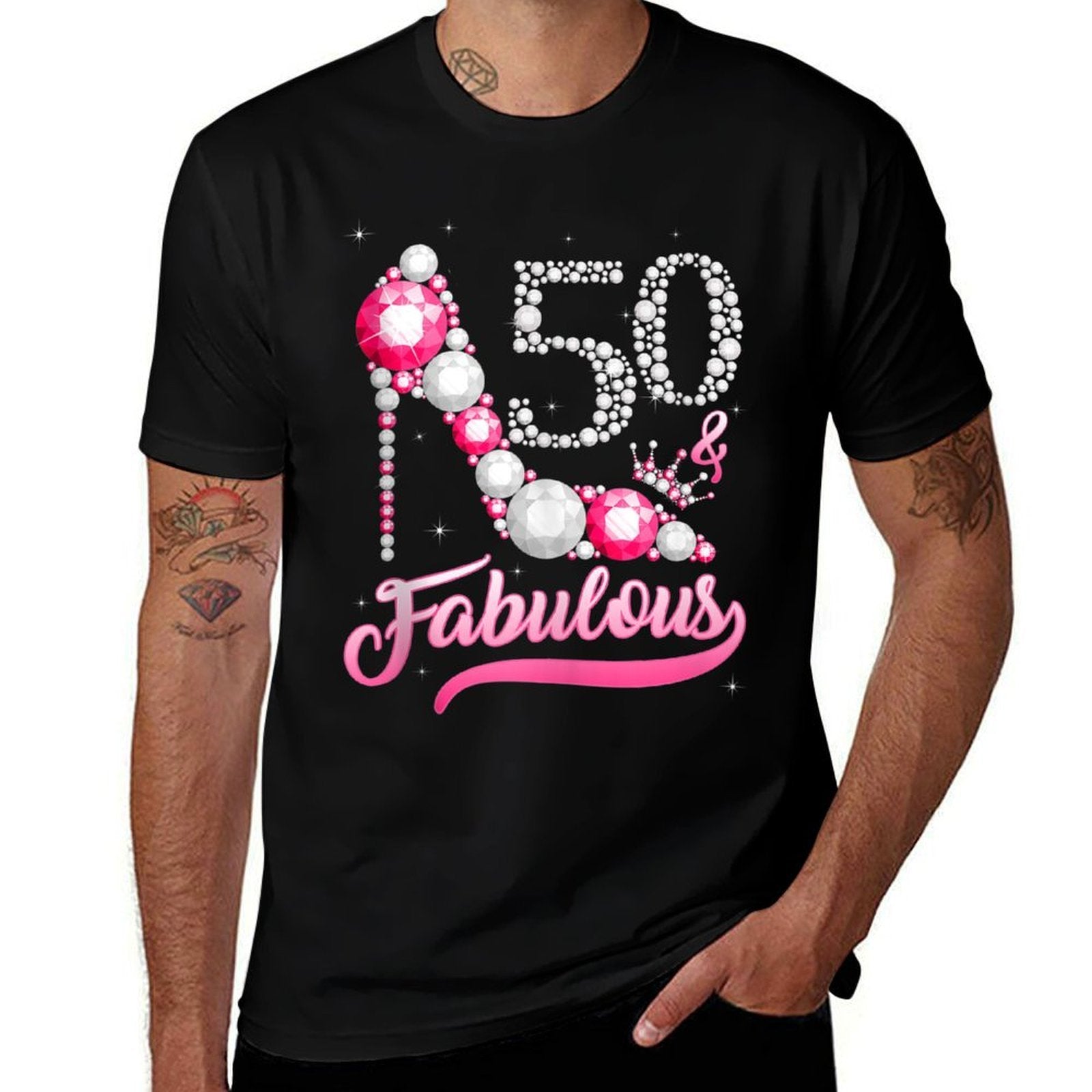 50 And Fabulous 50th Birthday Funny 1971 Birthday Gifts  Odor-resistant T-Shirt