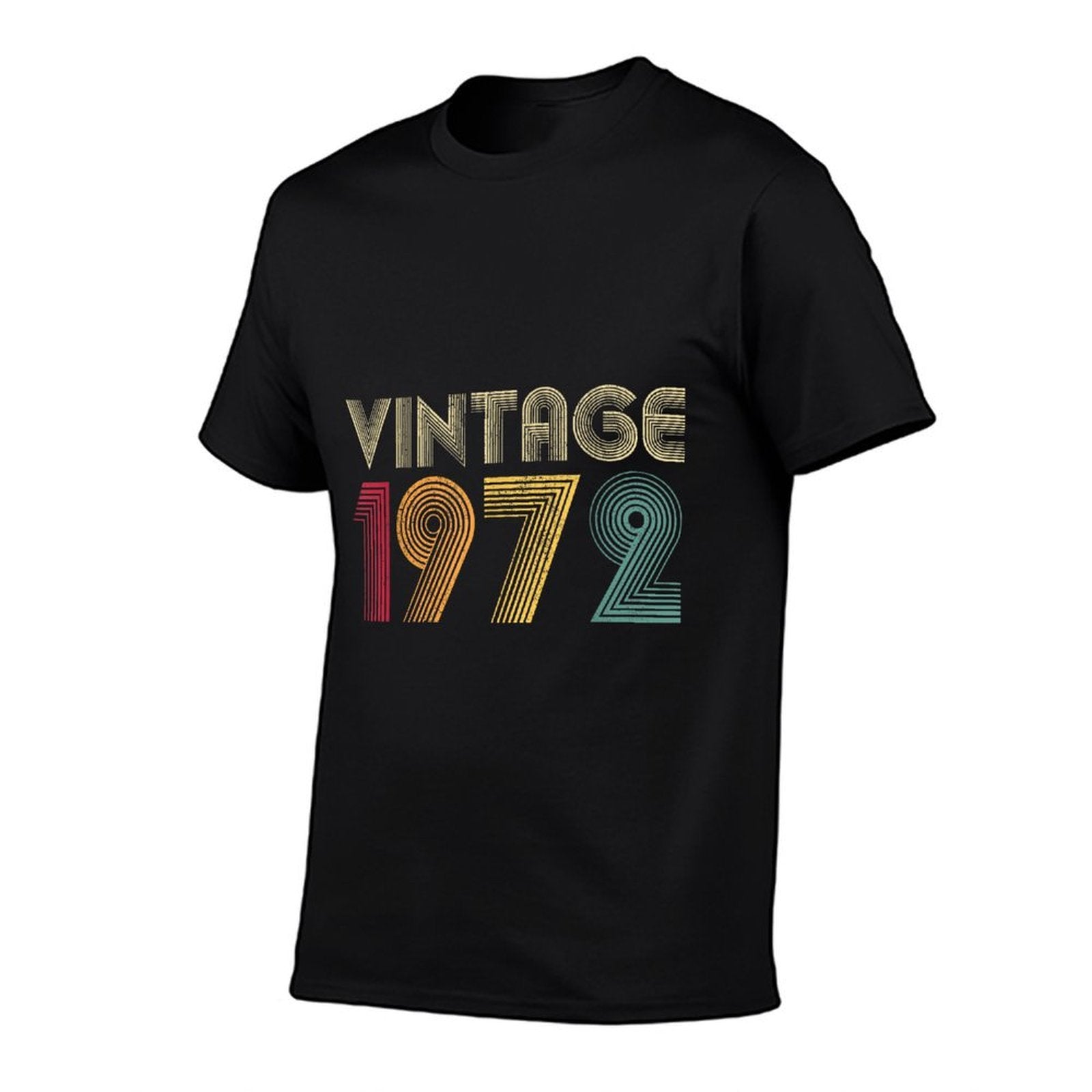 50th Birthday Gift For Men Women 1972 Vintage Retro Best Of  Versatile T-Shirt
