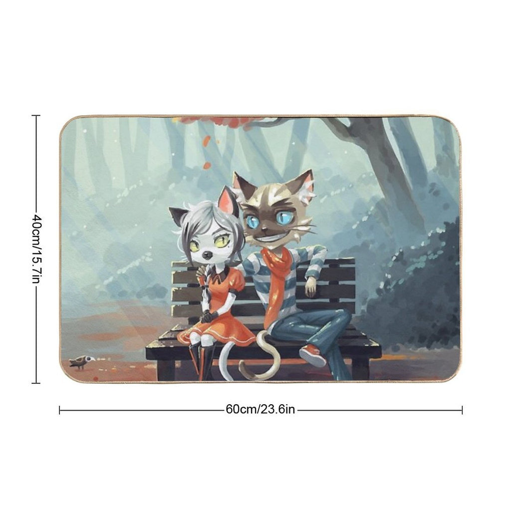 Date  Repositionable Bath Mat