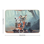 Date  Repositionable Bath Mat