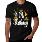 It's My 51st Birthday T-shirt - Happy Birthday  Polyester Blend T-Shirt