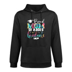Proud Mom of A 2025 Graduate Class Senior Graduation Mother Machine Washable Hoodie