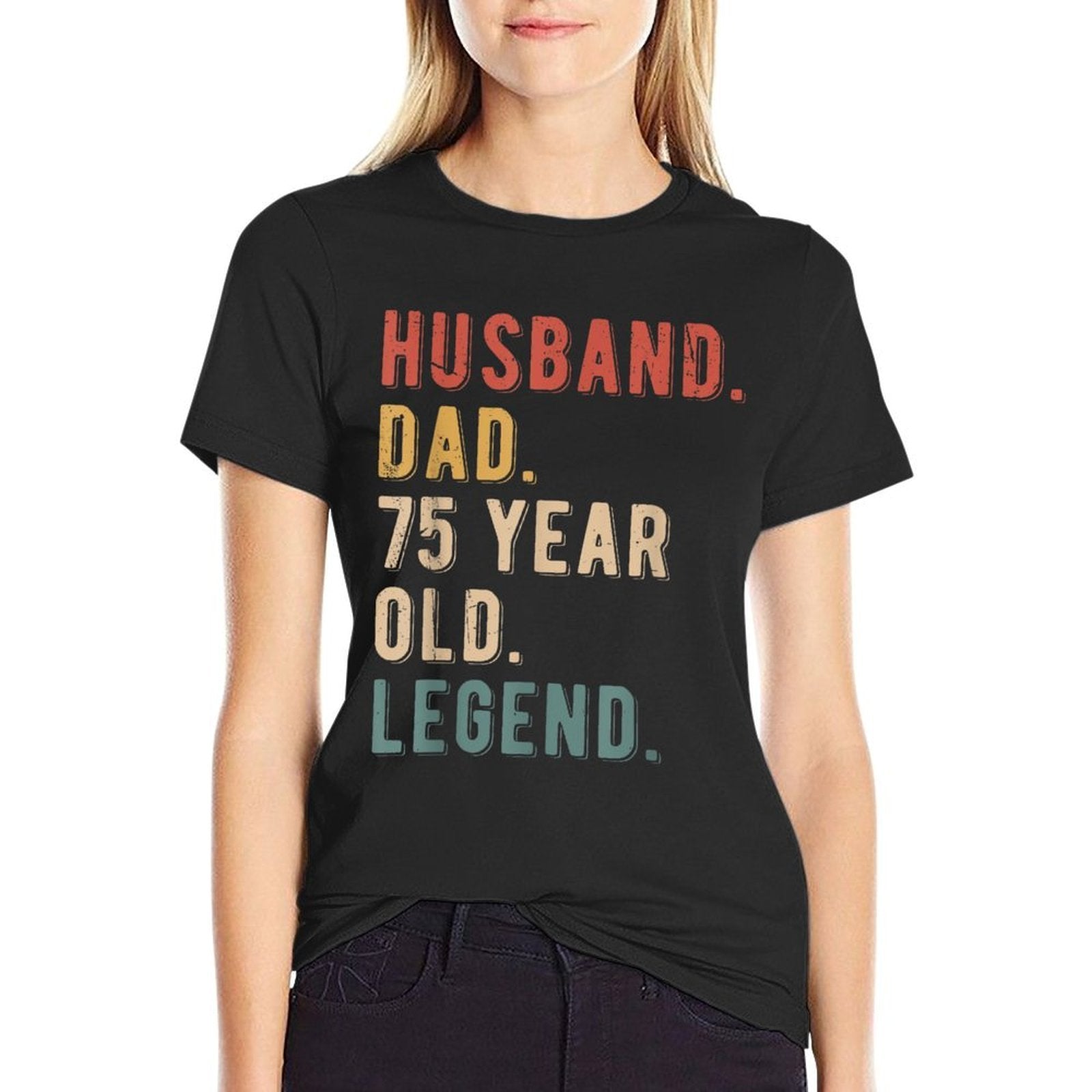 75th Birthday Decoration Gift Funny Husband Vintage Dad 1948  Versatile T-Shirt