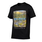Riverside California CA Natural Landscapes SD414  High-quality Stitching T-Shirt