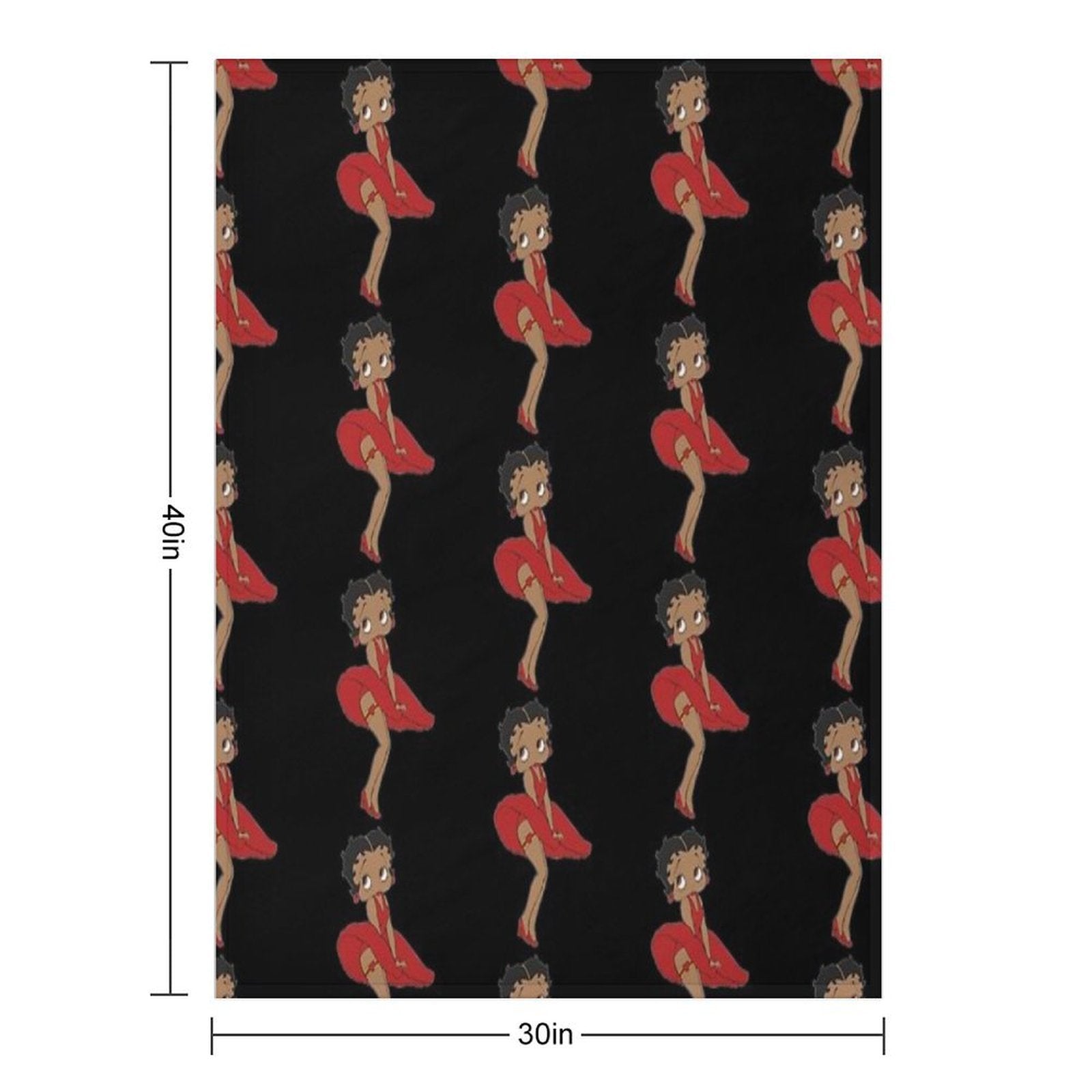 Betty Boop Comfort Throw Blanket