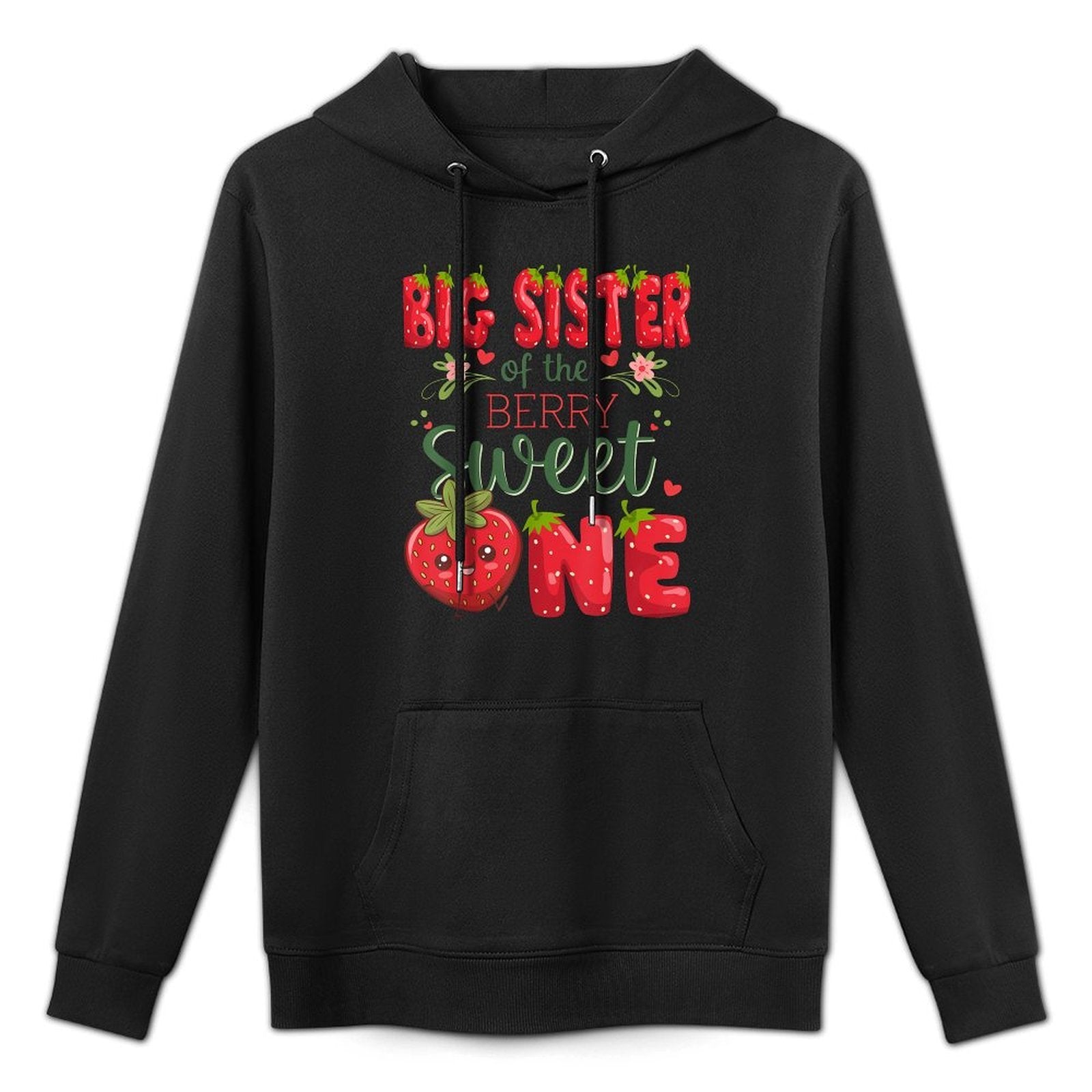 Big Sister Of The Berry Sweet One 1St Birthday Strawberry Moisture-Wicking Hoodie