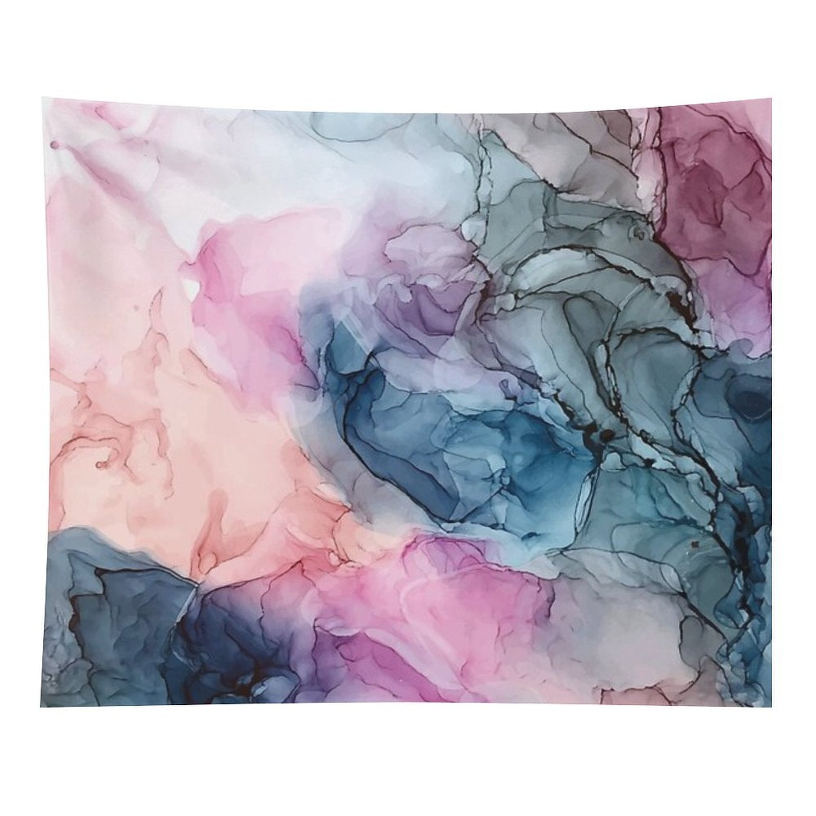 Heavenly Pastels 1 Original Abstract Ink Painting Tapestry