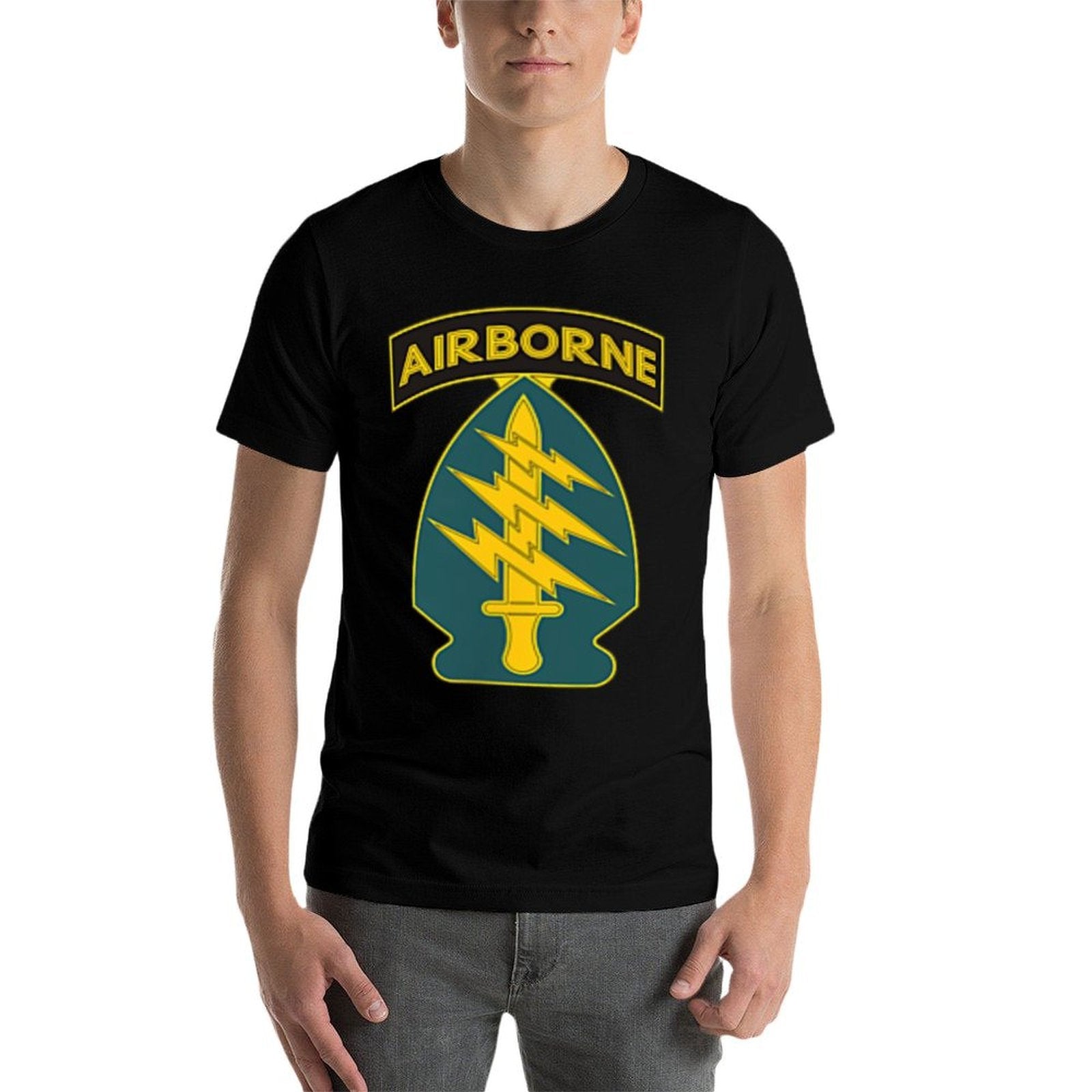 1st Special Forces US Army Green Beret Airborne SF Veteran  Versatile T-Shirt