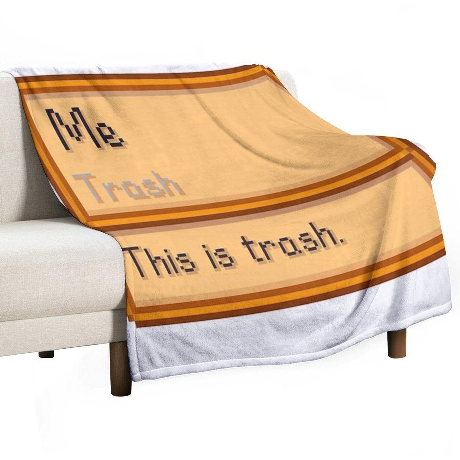 Stardew Valley Trash Item But Its You! D Velvety-soft Throw Blanket
