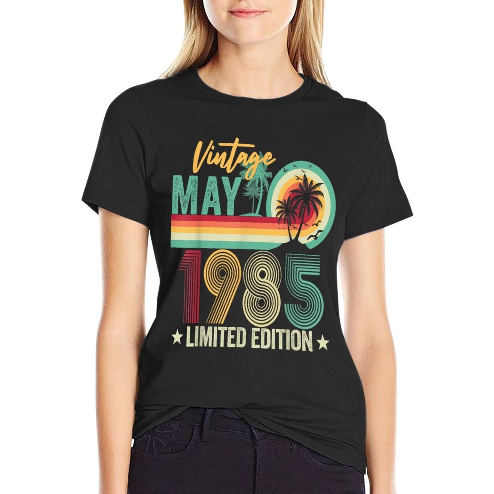 40 Years Old Funny May 1985 40th Birthday Gifts Men Women  Eco-friendly Material T-Shirt