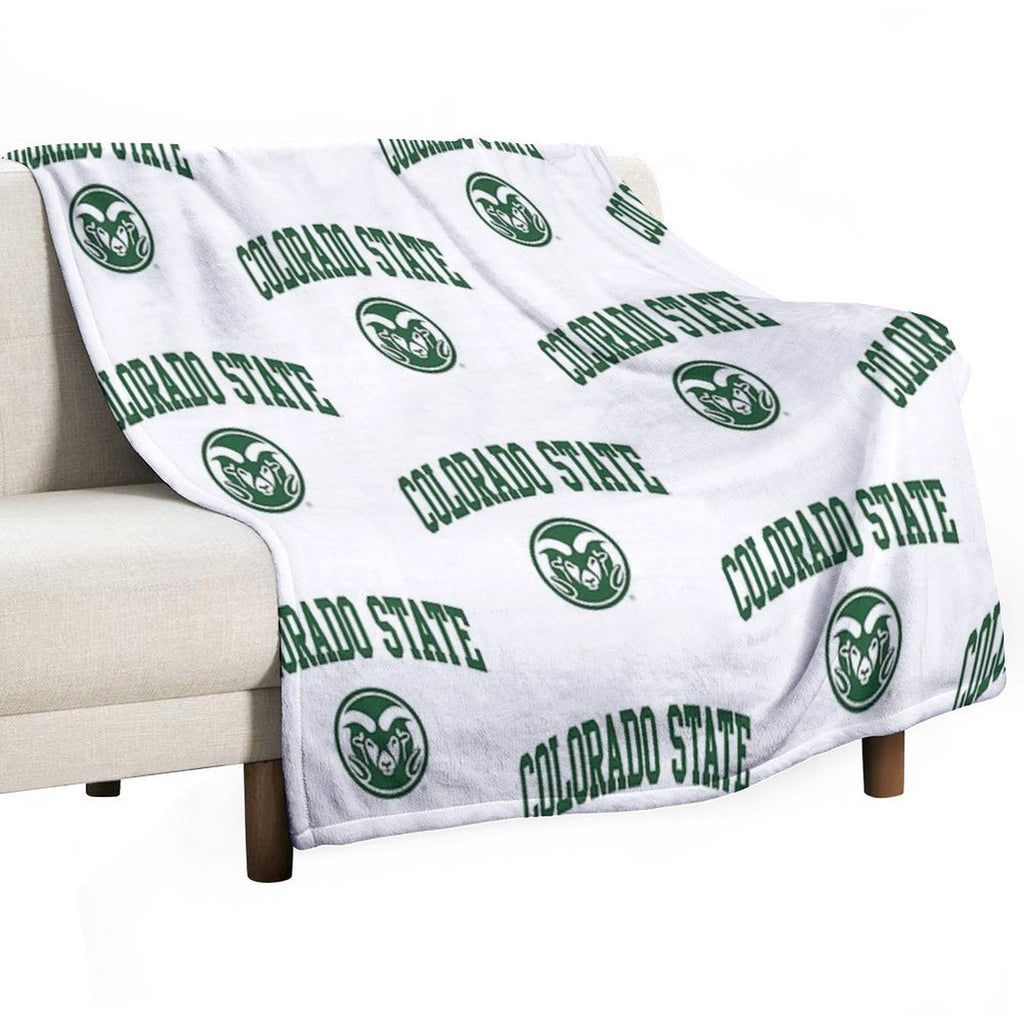 Colorado State University Machine-washable Throw Blanket