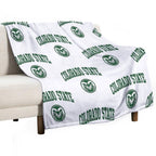 Colorado State University Machine-washable Throw Blanket