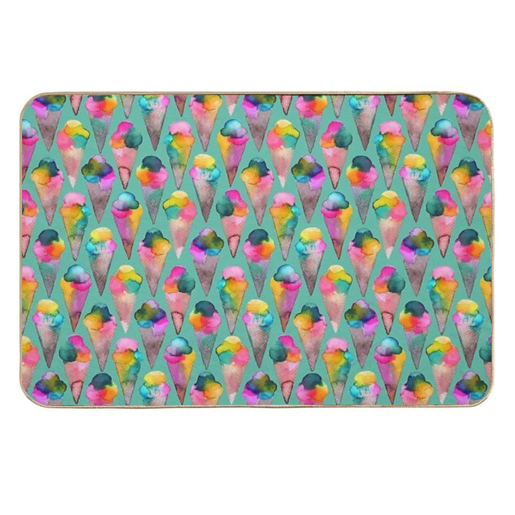 Ice Cream Cones  Non-Slip Bath Mat
