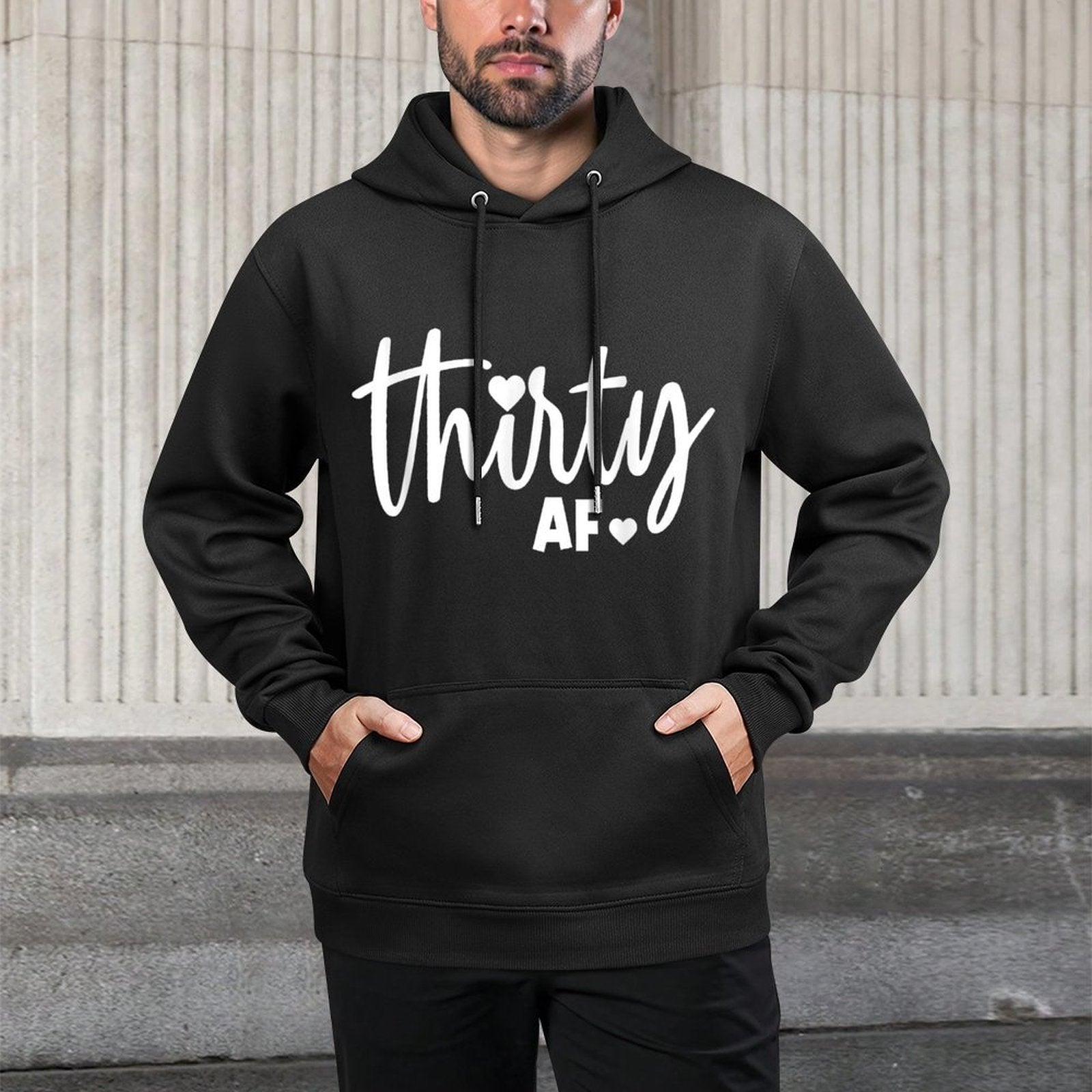 Thirty And Thirsty Dirty 30 Bachelorette 30th Birthday Gifts Customizable Surface Hoodie