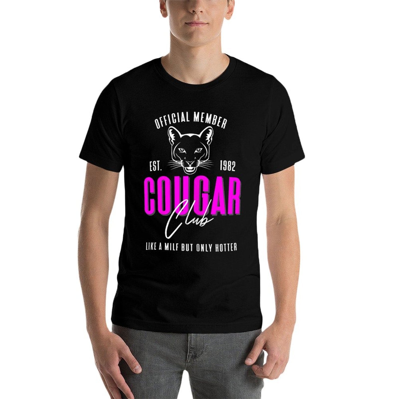 40th Birthday Est 1982 Cougar Club for Hot Mom's  Lightweight T-Shirt